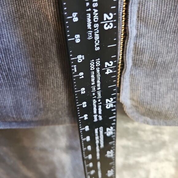 Christopher & Banks Women's gray SIZE M Zip  Jacket Corduroy - Picture 3 of 9